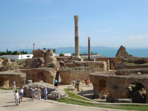 مواقع اثرية من الحضارة الرومانية