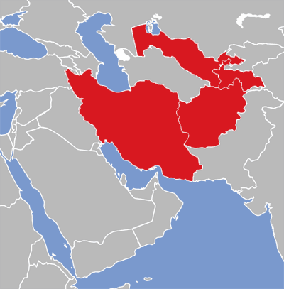 ايران، أفغانستان، طاجكستان وأوزباكستان