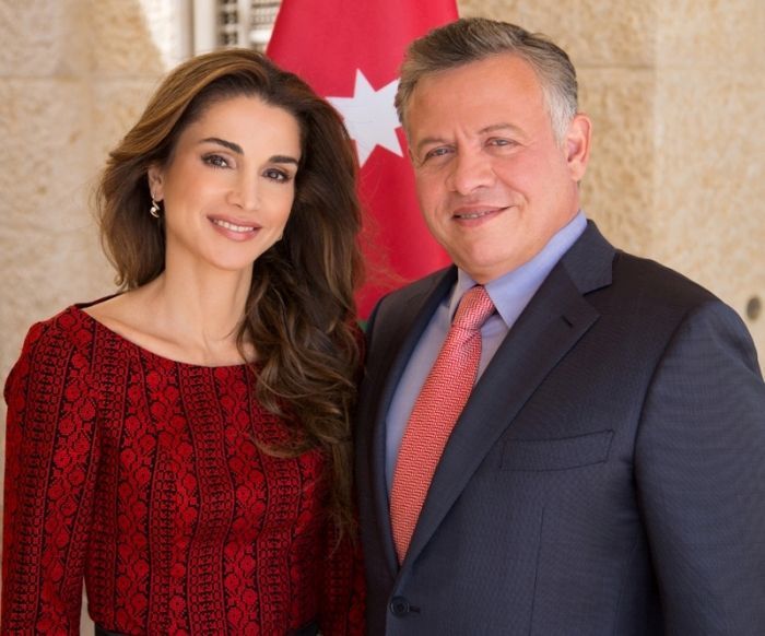 الملك عبد الله و الملكة رانيا
